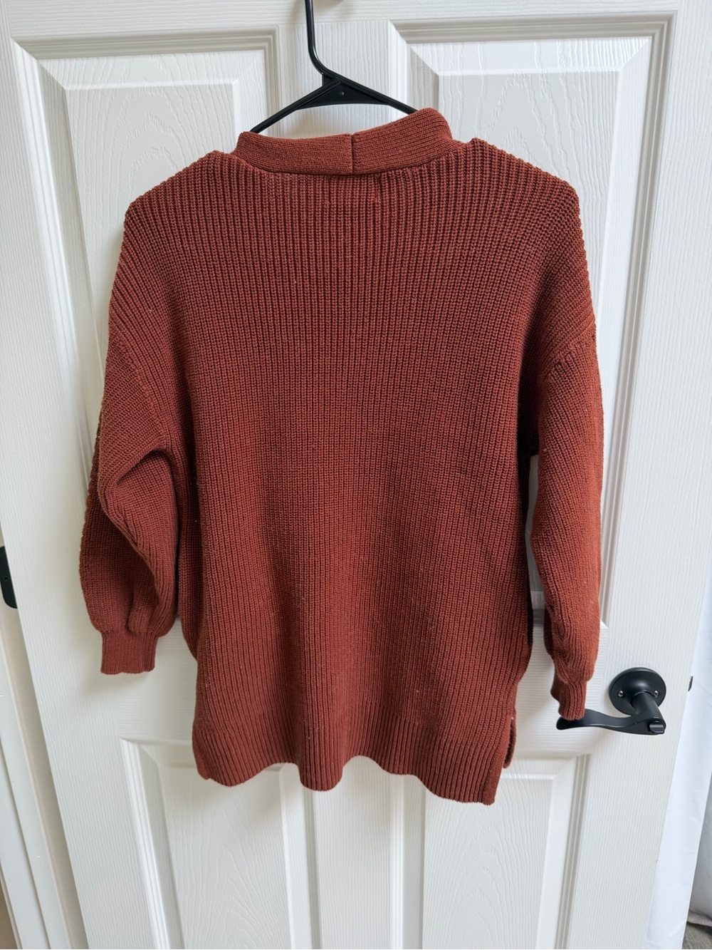 Universal Thread Open-Front Rust Brown Knit Cardigan - Picture 3 of 3